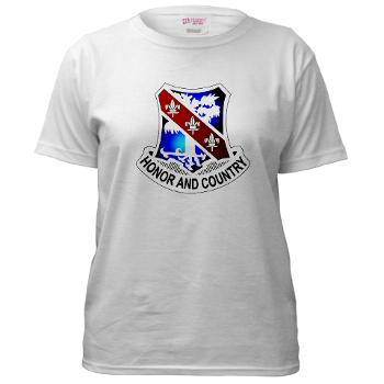 1B327IR - A01 - 04 - DUI - 1st Bn - 327th Infantry Regt - Women's T-Shirt