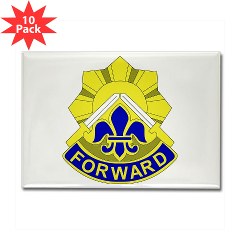 1B32IR - M01 - 01 - DUI - 1st Bn - 32nd Infantry Regt Rectangle Magnet (100 pack) - Click Image to Close