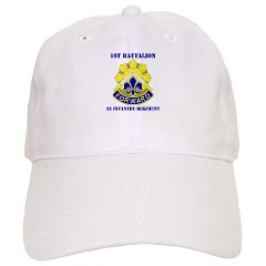 1B32IR - A01 - 01 - DUI - 1st Bn - 32nd Infantry Regt with Text Cap - Click Image to Close