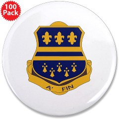 1B335I - M01 - 01 - DUI - 1st Battalion - 335th Infantry 3.5" Button (100 pack) - Click Image to Close