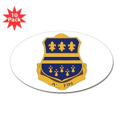 1B335I - M01 - 01 - DUI - 1st Battalion - 335th Infantry Sticker (Oval 10 pk)