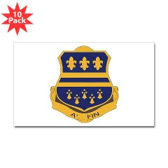 1B335I - M01 - 01 - DUI - 1st Battalion - 335th Infantry Sticker (Rectangle 10 pk)