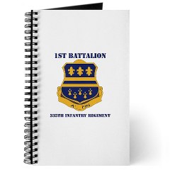 1B335I - M01 - 02 - DUI - 1st Battalion - 335th Infantry with Text Journal