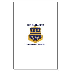 1B335I - M01 - 02 - DUI - 1st Battalion - 335th Infantry with Text Large Poster