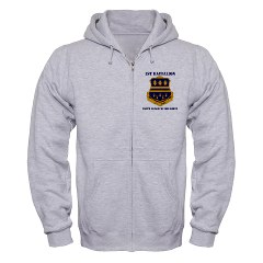 1B335I - A01 - 03 - DUI - 1st Battalion - 335th Infantry with Text Zip Hoodie