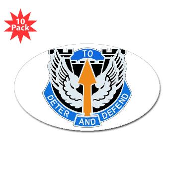 1B337AR - M01 - 01 - DUI - 1st Bn - 337th Aviation Regiment Sticker (Oval 10 pk)