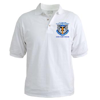 1B337AR - A01 - 04 - DUI - 1st Bn - 337th Aviation Regiment with Text Golf Shirt - Click Image to Close