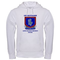 1B340IRTS - A01 - 03 - DUI - 1st Bn - 340th Regt(CS/CSS) with Text Hooded Sweatshirt - Click Image to Close