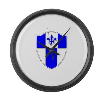 1B345IR - M01 - 03 - DUI - 1st Battalion - 345th Infantry Regiment Large Wall Clock - Click Image to Close