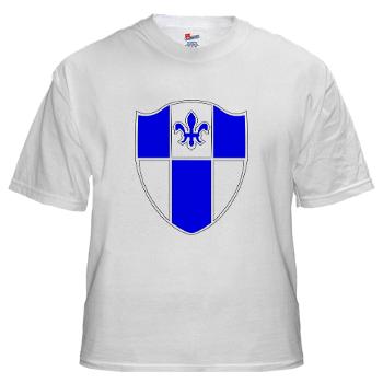 1B345IR - A01 - 04 - DUI - 1st Battalion - 345th Infantry Regiment White T-Shirt