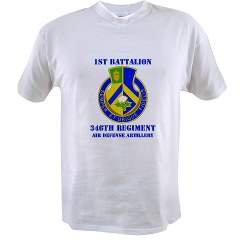 1B346ADA - A01 - 04 - DUI - 1st Bn - 346th ADA with Text - Value T-Shirt - Click Image to Close