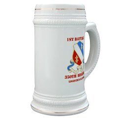 1B350R - M01 - 03 - DUI - 1st Bn - 350th Regt (LSB) with Text - Stein - Click Image to Close