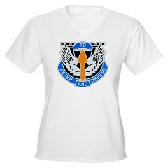 1B351AR - A01 - 04 - DUI - 1st Battalion - 351st Aviation Regiment Women's V-Neck T-Shirt