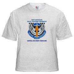 1B351AR - A01 - 04 - DUI - 1st Battalion - 351st Aviation Regiment with Text White T-Shirt