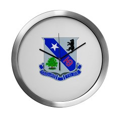 1B360R - M01 - 03 - DUI - 1st Bn - 360th Infantry Regt with Text - Modern Wall Clock - Click Image to Close