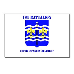 1B306R - M01 - 1st Bn - 360th Regt with Text Large Poster