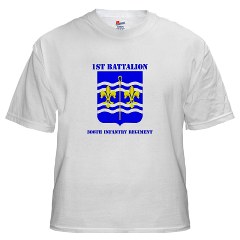 1B306R - A01 - 04 - DUI - 1st Bn - 360th Regt with Text White T-Shirt - Click Image to Close