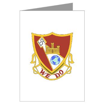 1B361R - M01 - 02 - DUI - 1st Bn - 361st Engineer Regt with text - Greeting Cards (Pk of 20) - Click Image to Close