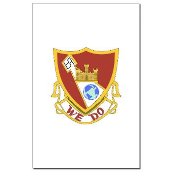 1B361R - M01 - 02 - DUI - 1st Bn - 361st Engineer Regt with text - Mini Poster Print - Click Image to Close