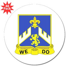 1B363RCSCSS - M01 - 01 - DUI - 1st Battalion - 363rd Regiment CS/ CSS - 3" Lapel Sticker (48 pk) - Click Image to Close