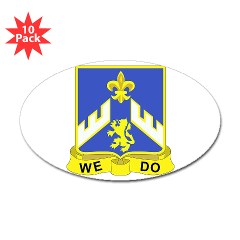 1B363RCSCSS - M01 - 01 - DUI - 1st Battalion - 363rd Regiment CS/ CSS - Sticker (Oval 10 pk)