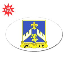 1B363RCSCSS - M01 - 01 - DUI - 1st Battalion - 363rd Regiment CS/ CSS - Sticker (Oval 50 pk) - Click Image to Close