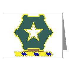 1B36IR - M01 - 02 - DUI - 1st Battalion - 36th Infantry Regiment Note Cards (Pk of 20)