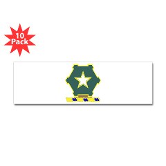 1B36IR - M01 - 01 - DUI - 1st Battalion - 36th Infantry Regiment Sticker (Bumper 10 pk)