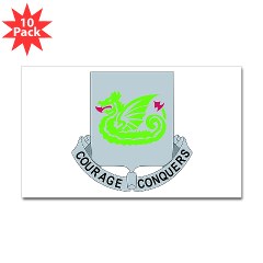1B37AR - M01 - 01 - DUI - 1st Battalion - 37th Armor Regiment Sticker (Rectangle 10 pk) - Click Image to Close
