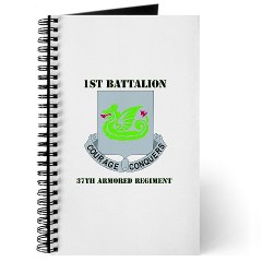 1B37AR - M01 - 02 - DUI - 1st Battalion - 37th Armor Regiment with Text Journal