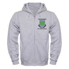 1B37AR - A01 - 03 - DUI - 1st Battalion - 37th Armor Regiment with Text Zip Hoodie - Click Image to Close