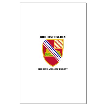 3B17FAR - M01 - 02 - DUI - 3rd Bn - 17th FA Regt with Text - Large Poster - Click Image to Close