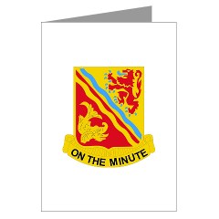 1B37FAR - M01 - 02 - DUI - 1st Bn - 37th FA Regt - Greeting Cards (Pk of 10) - Click Image to Close
