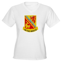 1B37FAR - A01 - 04 - DUI - 1st Bn - 37th FA Regt - Women's V-Neck T-Shirt