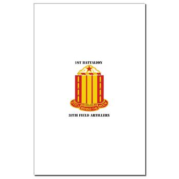 1B38FAR - M01 - 02 - 1st Battalion, 38th Field Artillery with Text Mini Poster Print - Click Image to Close