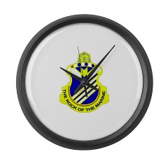 1B38IR - M01 - 03 - DUI - 1st Battalion - 38th Infantry Regiment Large Wall Clock - Click Image to Close