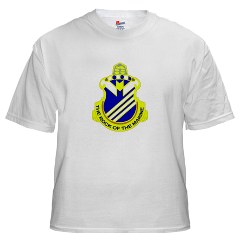 1B38IR - A01 - 04 - DUI - 1st Battalion - 38th Infantry Regiment White T-Shirt