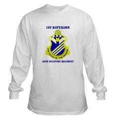 1B38IR - A01 - 03 - DUI - 1st Bn - 38th Infantry Regt with Text - Long Sleeve T-Shirt - Click Image to Close