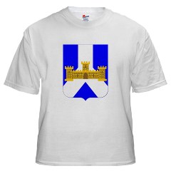 1B393IR - A01 - 04 - DUI - 1st Battalion - 393rd Infantry Regiment White T-Shirt