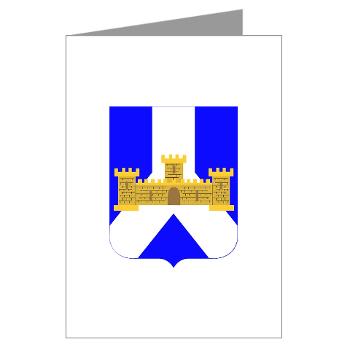 1B393RI - M01 - 02 - DUI - 1st Battalion - 393rd Infantry Regiment - Greeting Cards (Pk of 20) - Click Image to Close