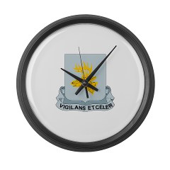 1B395ER - M01 - 03 - DUI - 1st Battalion - 395th Engineer Regiment Large Wall Clock - Click Image to Close