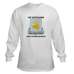 1B395RLS - A01 - 03 - DUI - 1st Bn - 395th Engineer Regt with Text - Long Sleeve T-Shirt - Click Image to Close