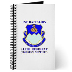 1B411R - M01 - 02 - DUI - 1st Battalion - 411th Regiment (LS) with Text Journal