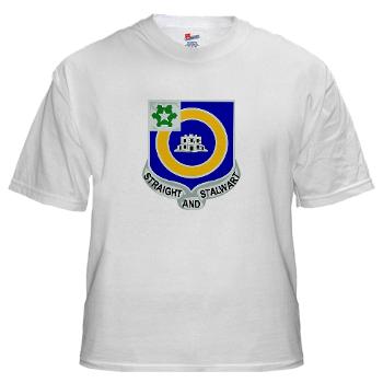 1B41IR - A01 - 04 - DUI - 1st Bn - 41st Infantry Regt - White T-Shirt