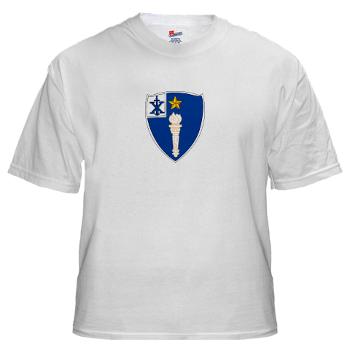1B46IR - A01 - 04 -DUI - 1st Battalion - 46th Infantry Regiment - White t-Shirt