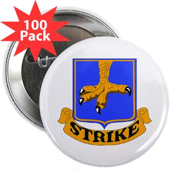 1B502IR - M01 - 01 - DUI - 1st Battalion - 502nd Infantry Regiment - 2.25" Button (100 pack)