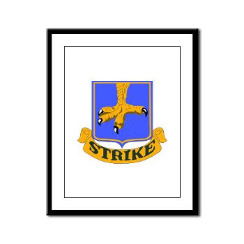 1B502IR - M01 - 02 - DUI - 1st Battalion - 502nd Infantry Regiment - Framed Panel Print