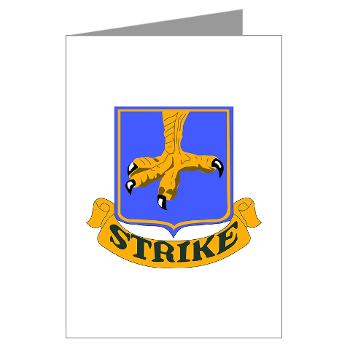 1B502IR - M01 - 02 - DUI - 1st Battalion - 502nd Infantry Regiment - Greeting Cards (Pk of 10)