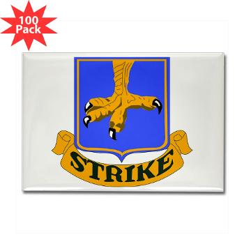 1B502IR - M01 - 01 - DUI - 1st Battalion - 502nd Infantry Regiment - Rectangle Magnet (100 pack)