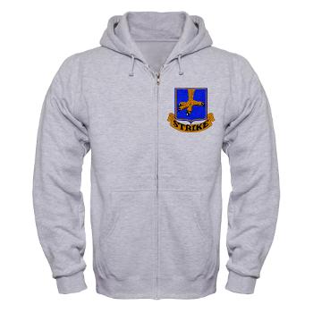 1B502IR - A01 - 03 - DUI - 1st Battalion - 502nd Infantry Regiment - Zip Hoodie - Click Image to Close